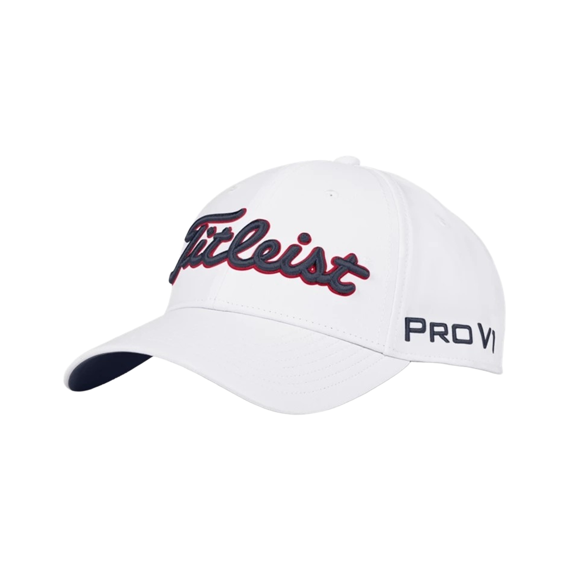 타이틀리스트 투어 포퍼먼스 캡 화이트 네이비 레드(Titleist Tour Performance Cap White Navy)