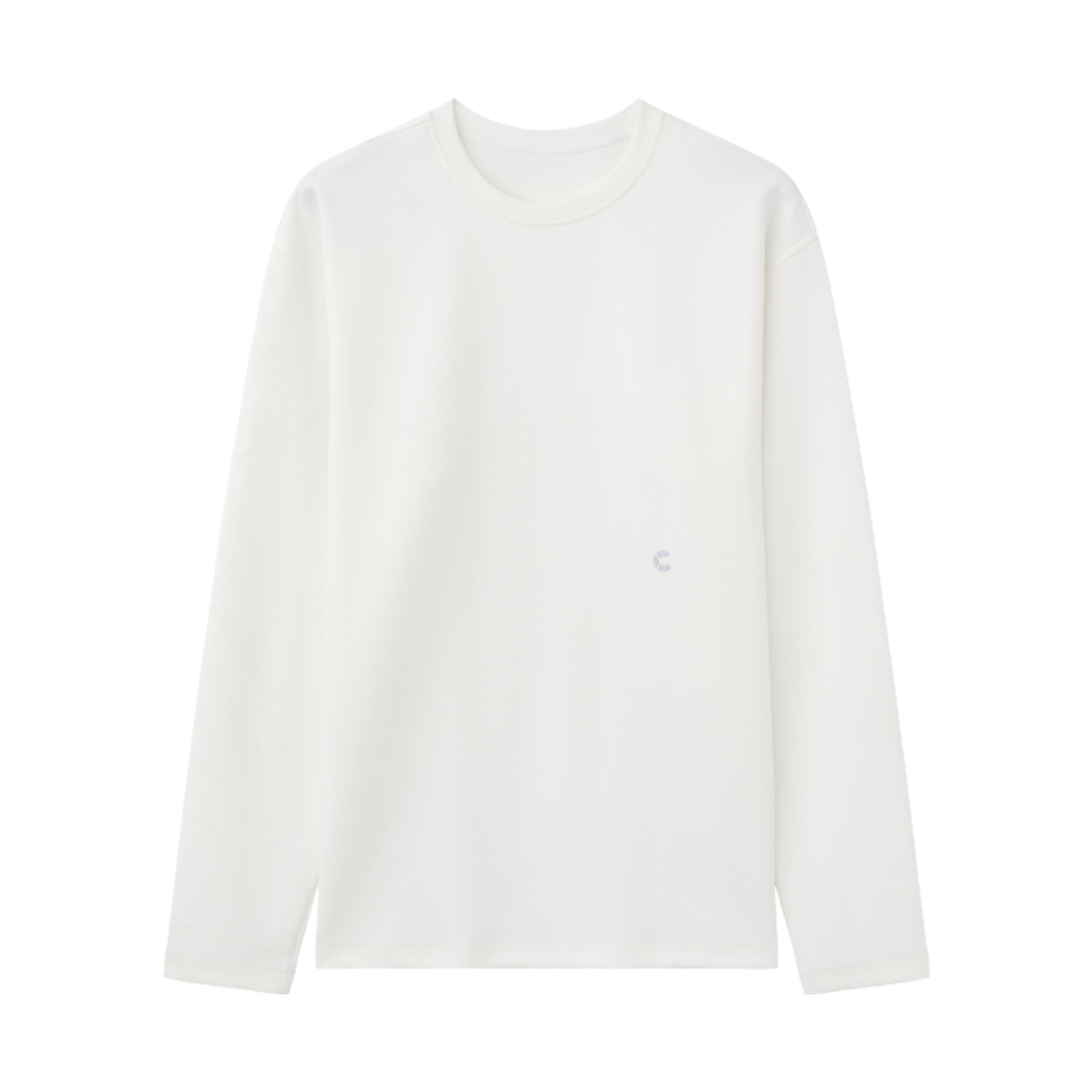챕터엑스 세미 오버핏 소프트 롱 슬리브 화이트(Chapter.X Semi-Oversized Soft Long-Sleeve White) - 1