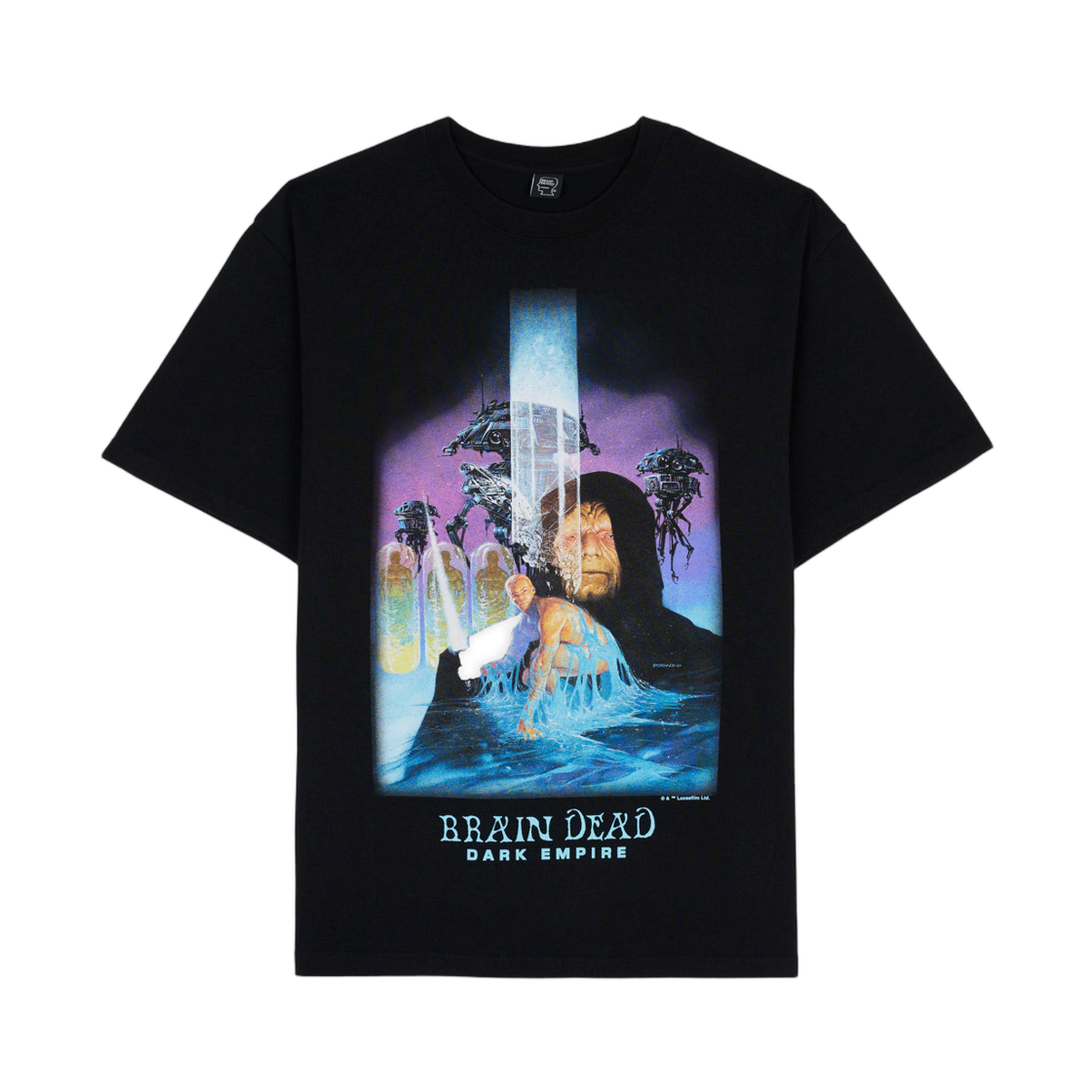 브레인 데드 x 스타워즈 다크 엠파이어 박타 탱크 티셔츠 블랙(Brain Dead x Star Wars Dark Empire Bacta Tank Tshirt Black)