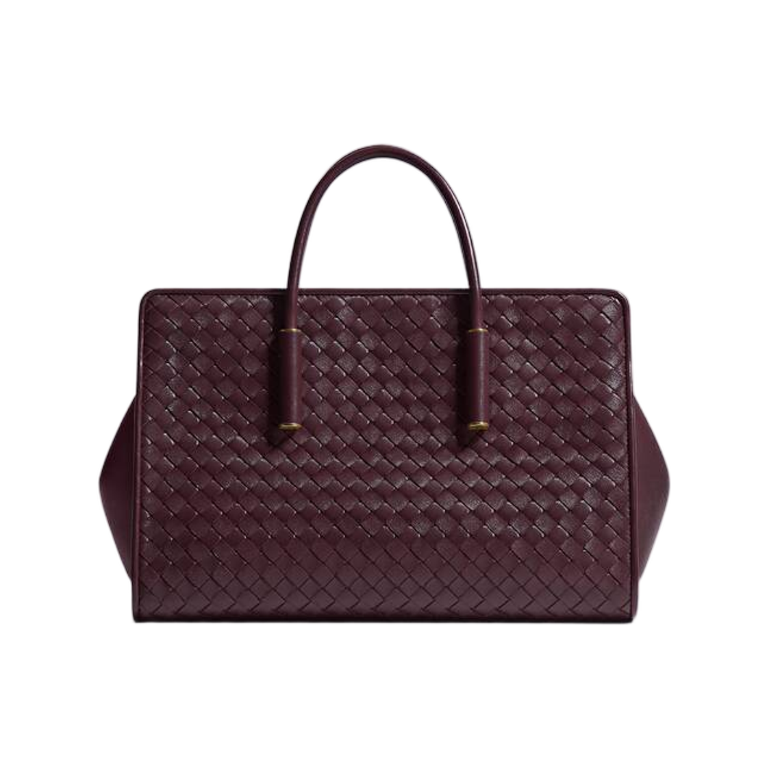 875932V5KD06149 Bottega Veneta Small Barbara Tote Deep Mahogany