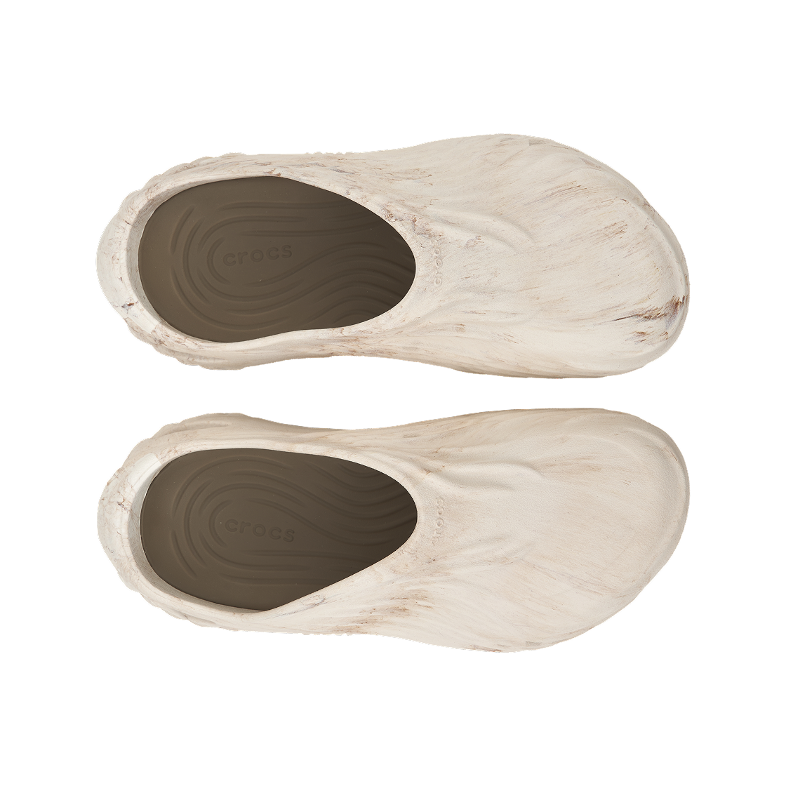 크록스 에코 워터컬러 마블드 웨이브 클로그 본 멀티(Crocs Echo Watercolor Marbled Wave Clog Bone Multi) - 5