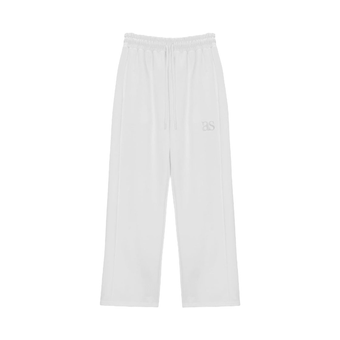 (W) 애즈온 베이직 트레이닝 팬츠 화이트((W) Ason Basic Training Pants White) - 1