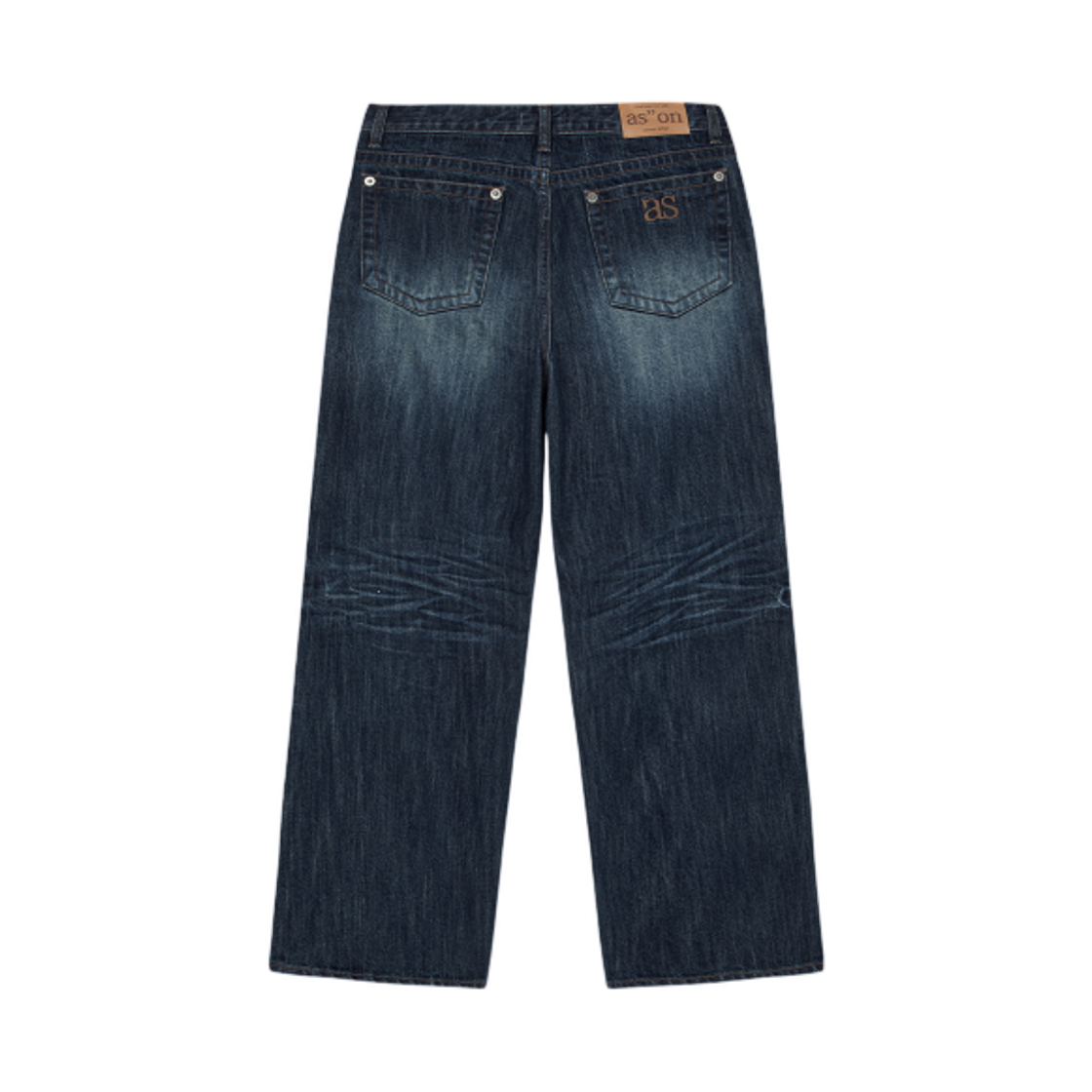 (W) 애즈온 미드나잇 워싱 팬츠 블루((W) Ason Midnight Washing Pants Blue) - 2