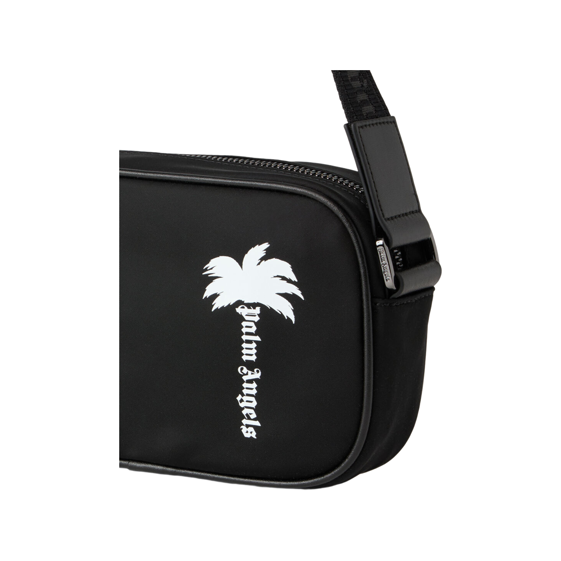 팜엔젤스 크로스 바디 백 - 블랙 화이트(Palm Angels Cross Body Bag - Black White) - 5