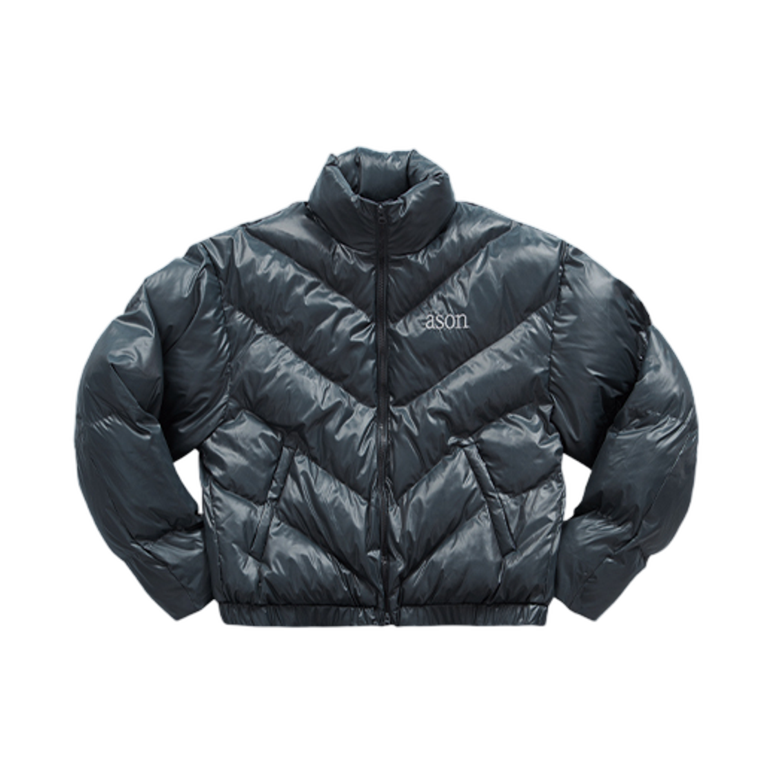 (W) 애즈온 베티 퍼퍼 자켓 차콜((W) Ason Betty Puffer Jacket Charcoal)