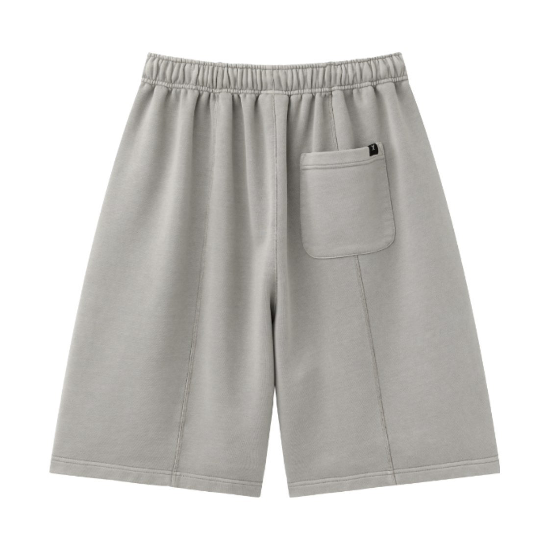 챕터엑스 피그먼트 와이드 버뮤다팬츠 그레이(Chapter.X Pigment Wide Bermuda Shorts Grey) - 2