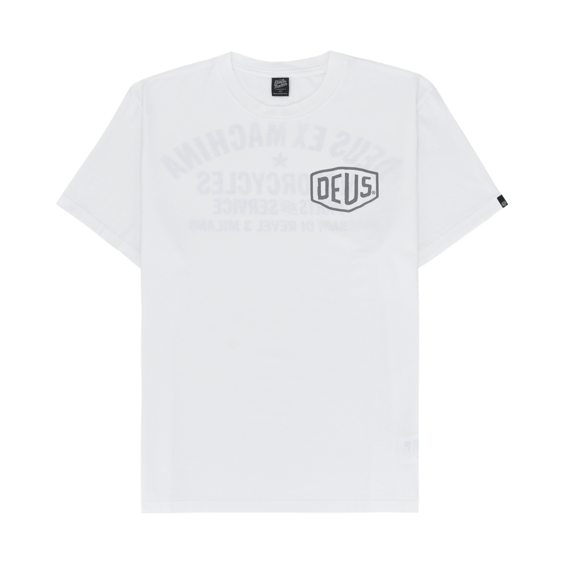 데우스 엑스 마키나 밀라노 어드레스 티셔츠 화이트(Deus Ex Machina Milano Adress T-Shirt White) - 2
