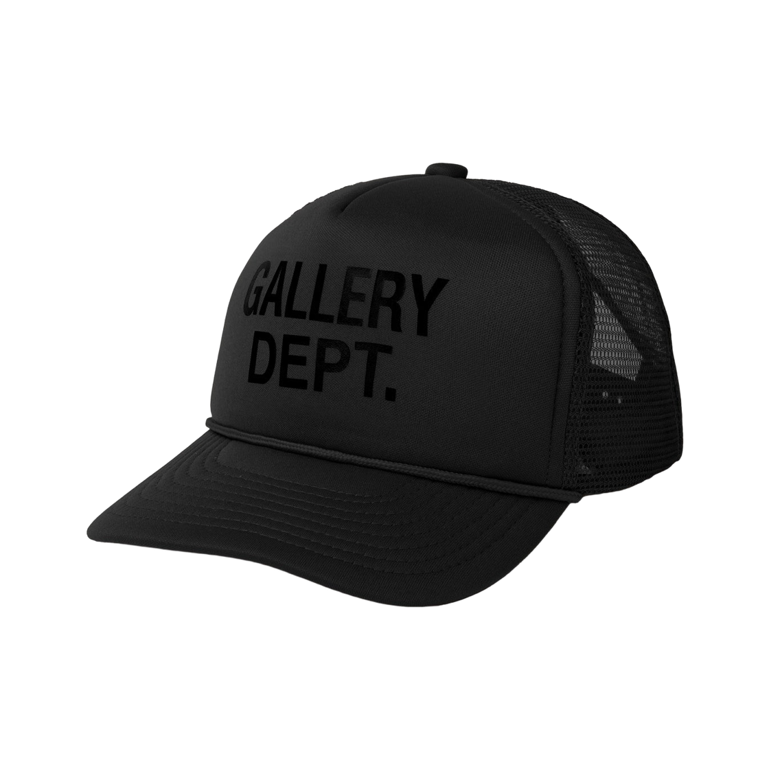 갤러리 디파트먼트 GD 트러커 캡 블랙(Gallery Dept. GD Trucker Cap Black)