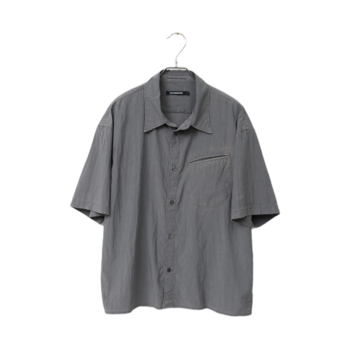 해칭룸 오버 셔츠 1/2 그레이(Hatchingroom Over Shirt 1/2 Grey) - 1