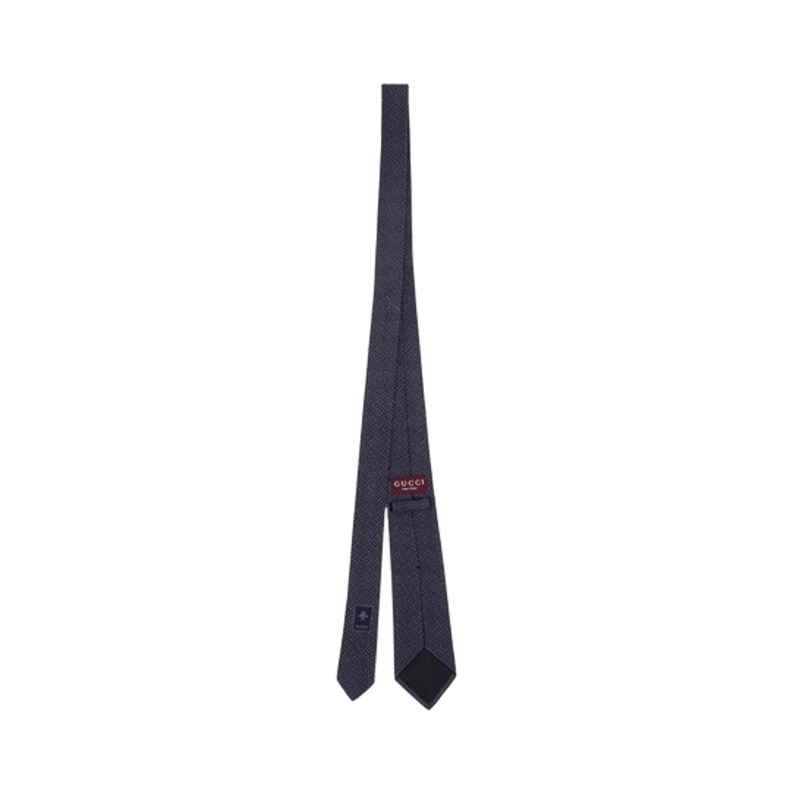 836124-4E009-4100 Gucci Silk Jacquard Tie Navy