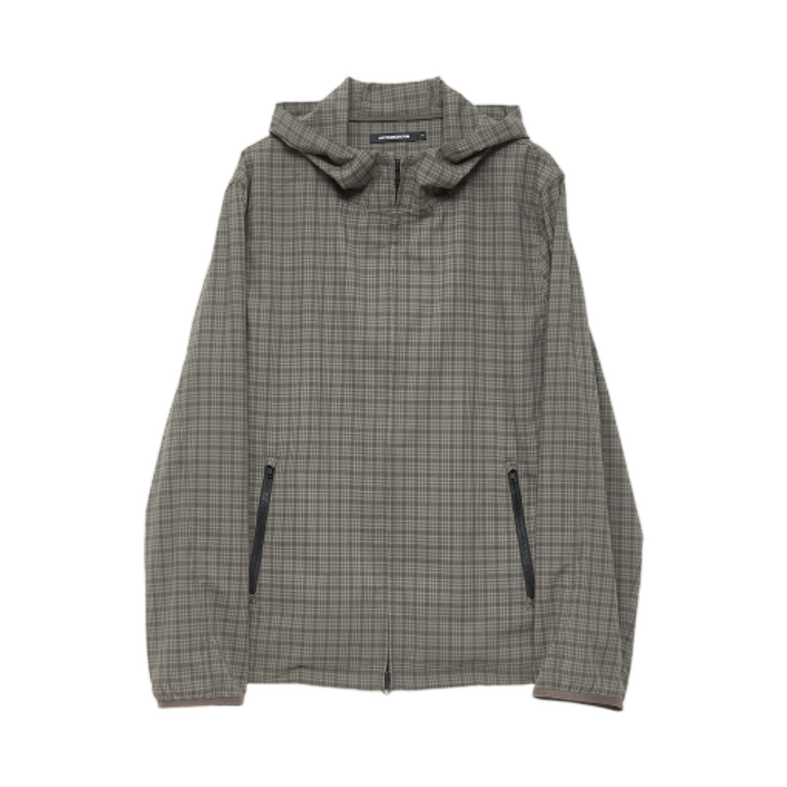 해칭룸 벤티드 윈드브레이커 울 체크 올리브(Hatchingroom Vented Windbreaker Wool Check Olive)