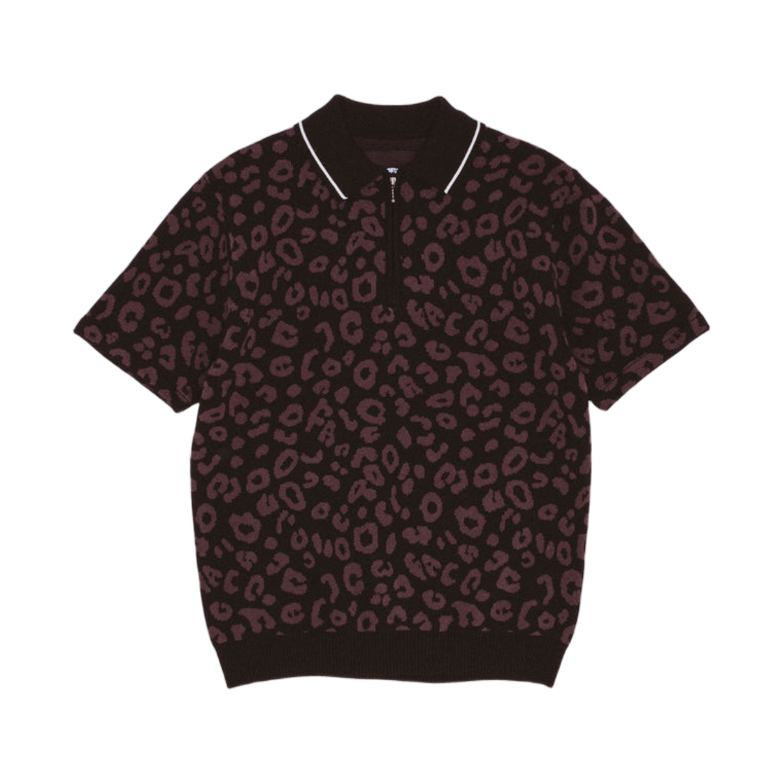 퍼킹 어썸 에프에이 레오파드 니트 폴로 블랙(Fucking Awesome FA Leopard Knit Polo Black)