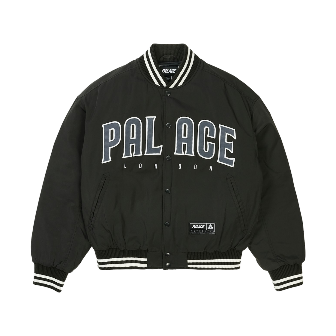 - Palace Satin The Park Jacket Black - 26SS