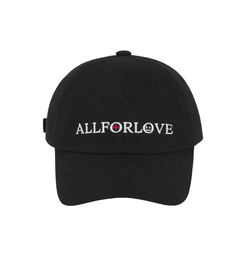[프리오더] 블랙 올 포 러브 캡([프리오더] BLACK_ ALL FOR LOVE CAP)