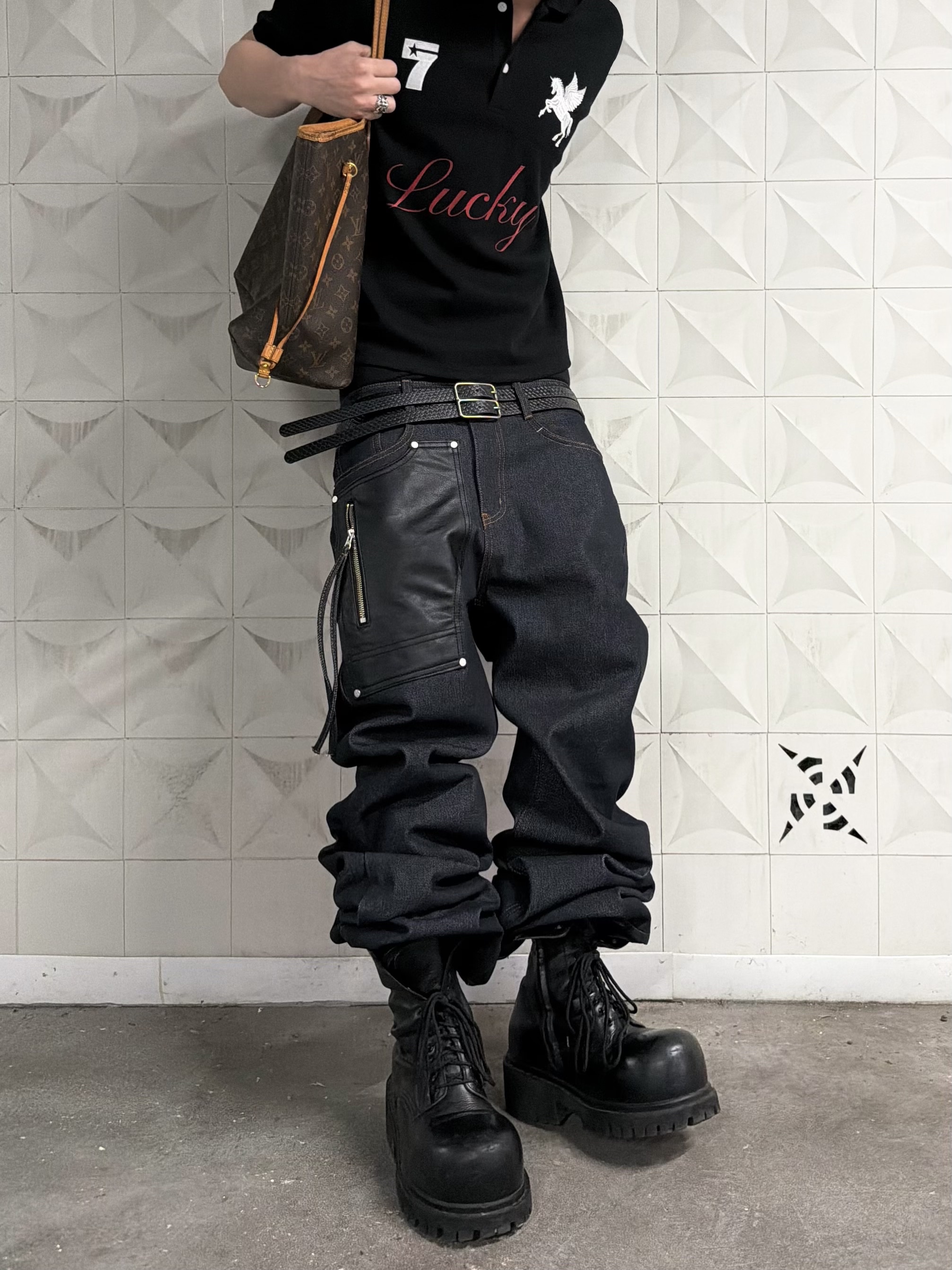 [KREAM 단독] Kamien x KOIN SEOUL K Logo Ball Cap Black, Kamien x KOIN SEOUL K Logo Ball Cap Black 착용 스타일 - 2