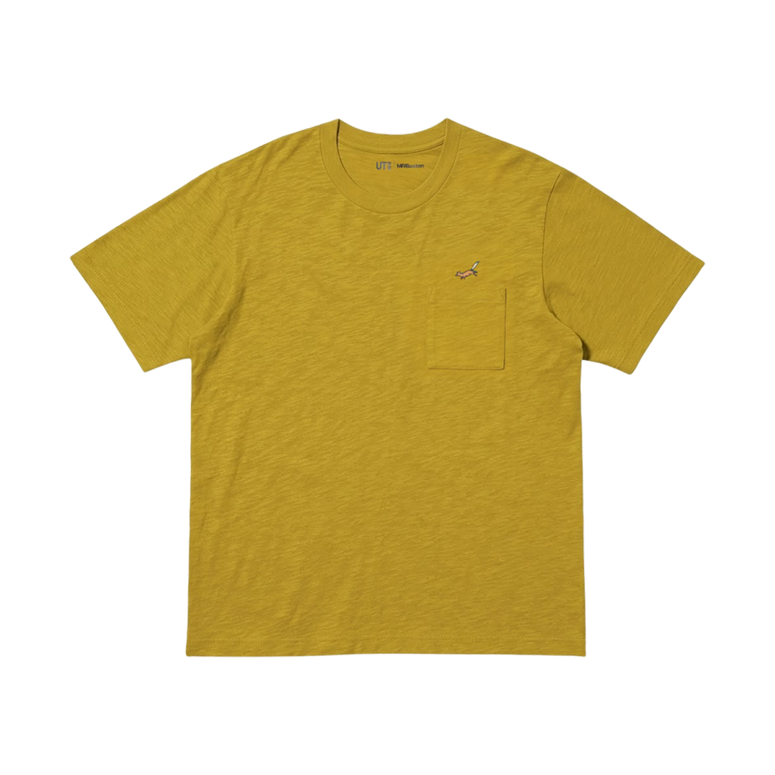 485667-47 Uniqlo UT x Ukiyo-e Animals Graphic T-Shirt Yellow