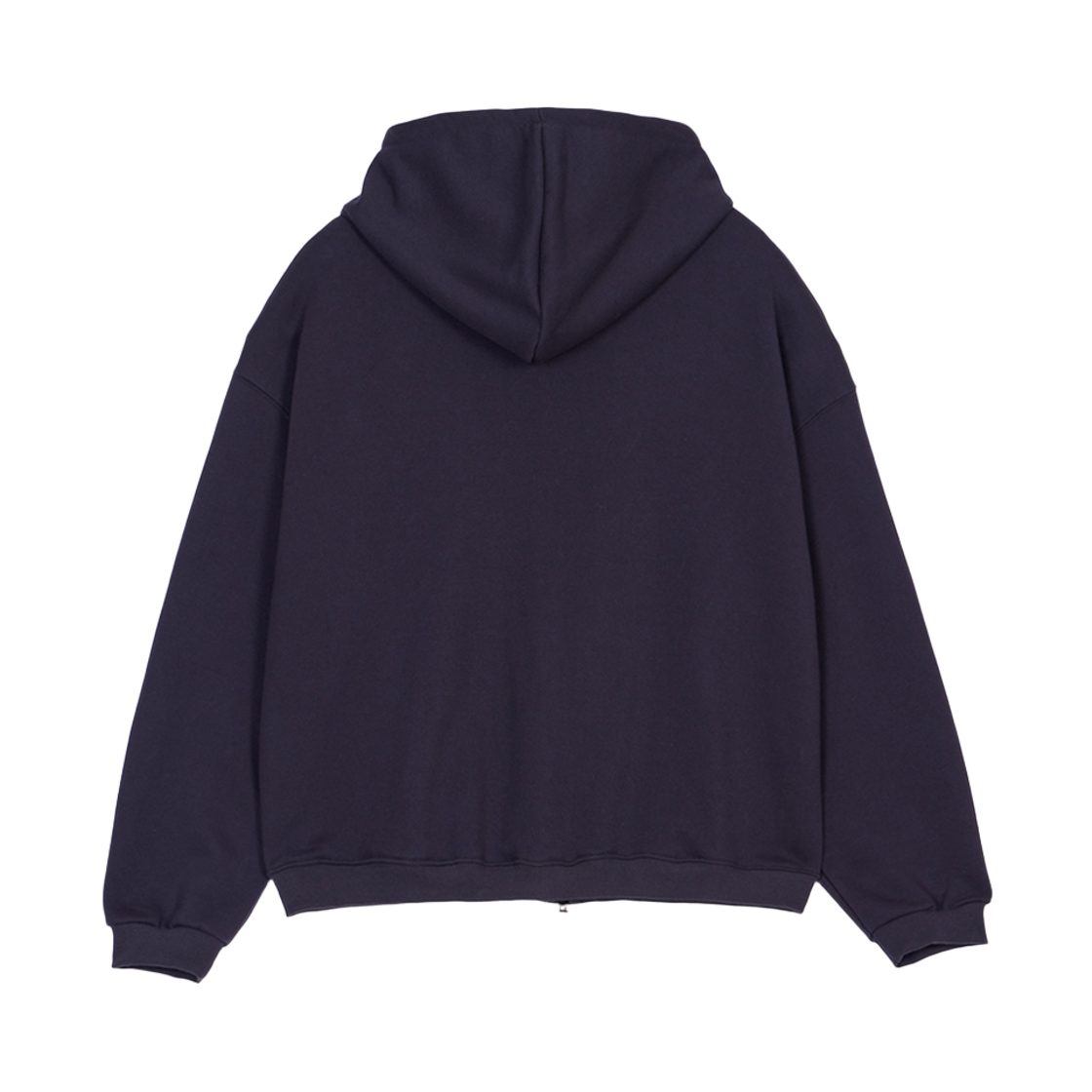 분트 레터링 엠브로이더리 후드집업 차콜(VOONT Lettering Embroidery Zip-up (CHARCOAL)) - 2