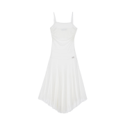 VOONT Slim Fit Sleeveless Midi Dress (IVORY)
