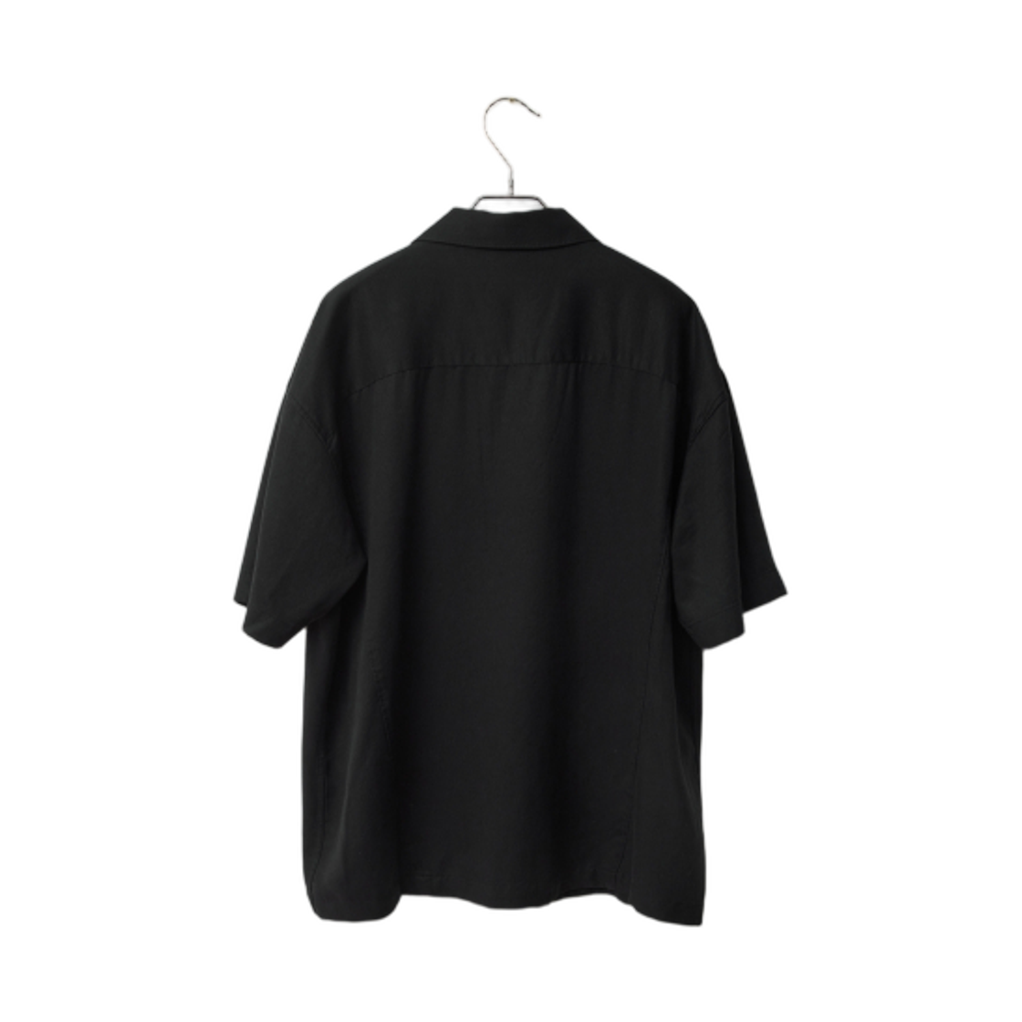 해칭룸 캠프 칼라 셔츠 텐셀 블랙(Hatchingroom Camp Collar Shirt Tencel Black) - 2