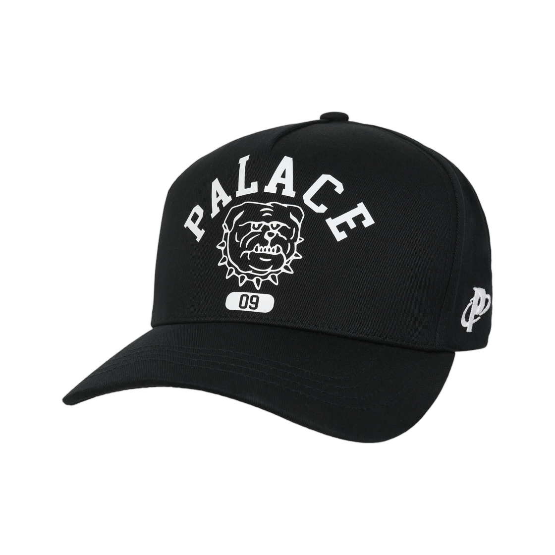 - Palace Bulldog P Frame 5-Panel Snapback Black - 26SS