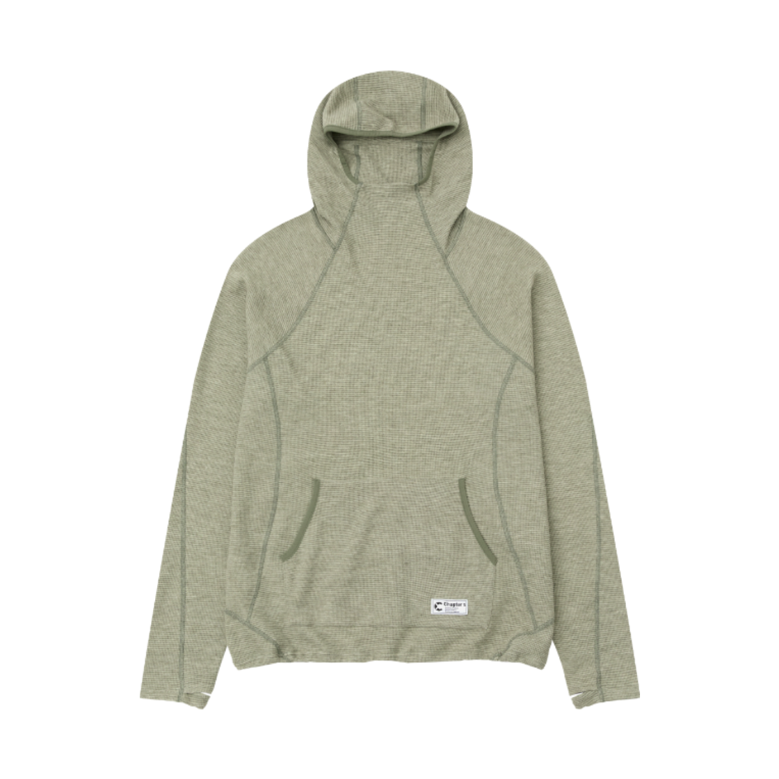 챕터엑스 챕터 에어 와플 후디 그린(Chapter.X Chapter Air Waffle Hoodie Green)
