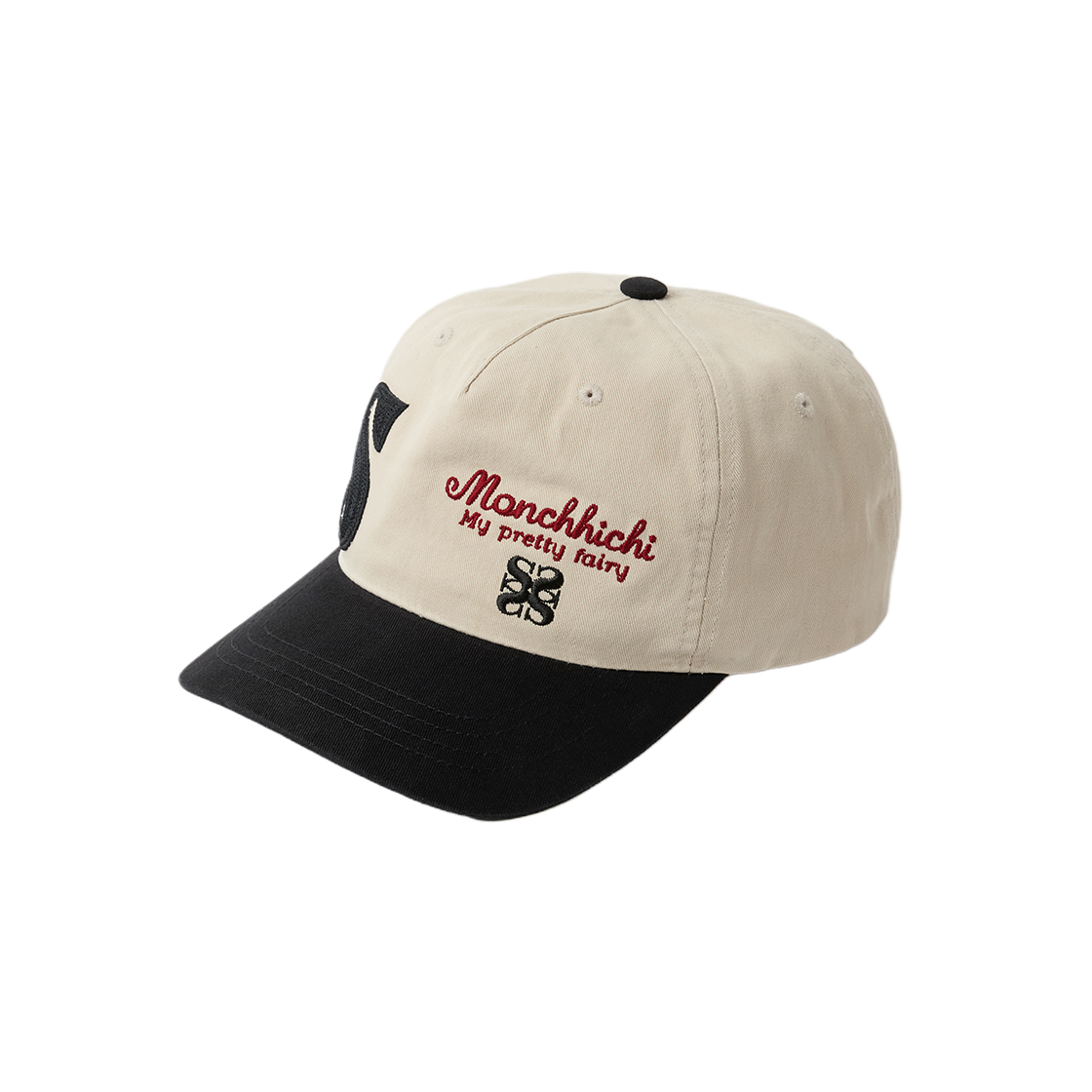 세터 x 몬치치 빈티지 캐쥬얼 볼캡 블랙(SATUR x Monchhichi Vintage Casual Ball Cap Black) - 1