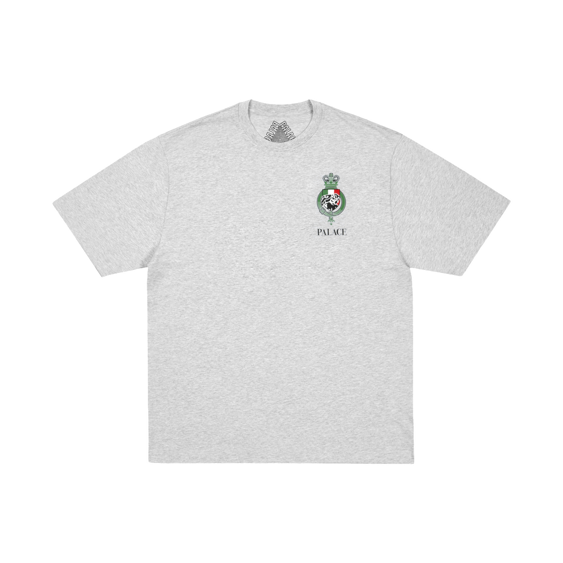 - Palace Heavy Crest T-Shirt Grey Marl - 26SS