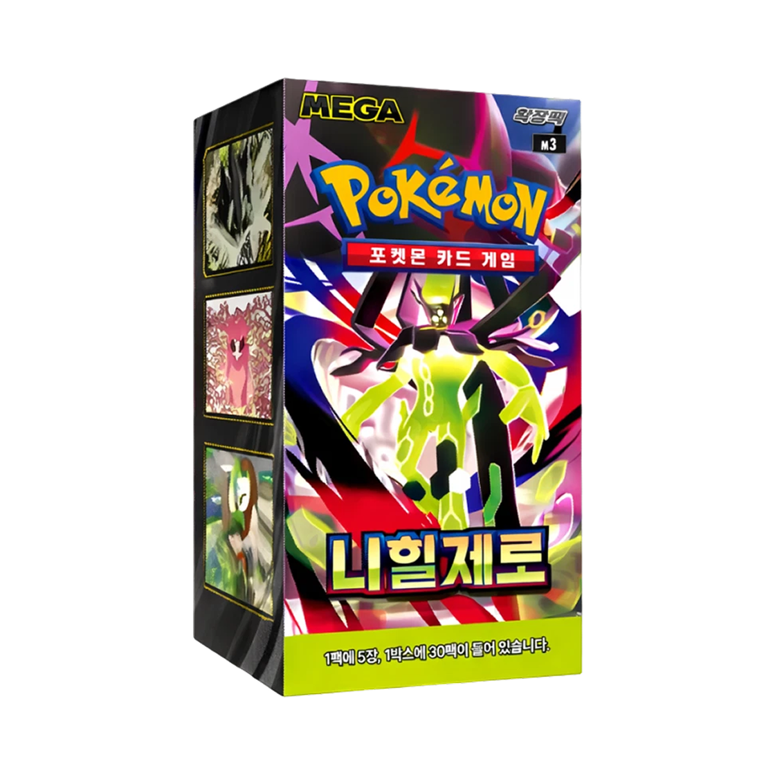 포켓몬 TCG 메가 확장팩 니힐제로 1 박스 (30팩/한글판)(Pokemon TCG Mega Expansion Pack Munikiss Zero 1 Box (Pack of 30/Korean Ver.))