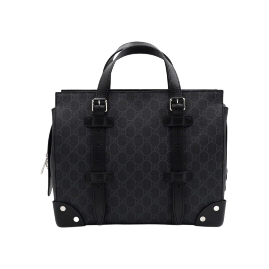 ITT7URFCOW2U Gucci 643814 GG Black Supreme Tote & Shoulder Bag AA52751