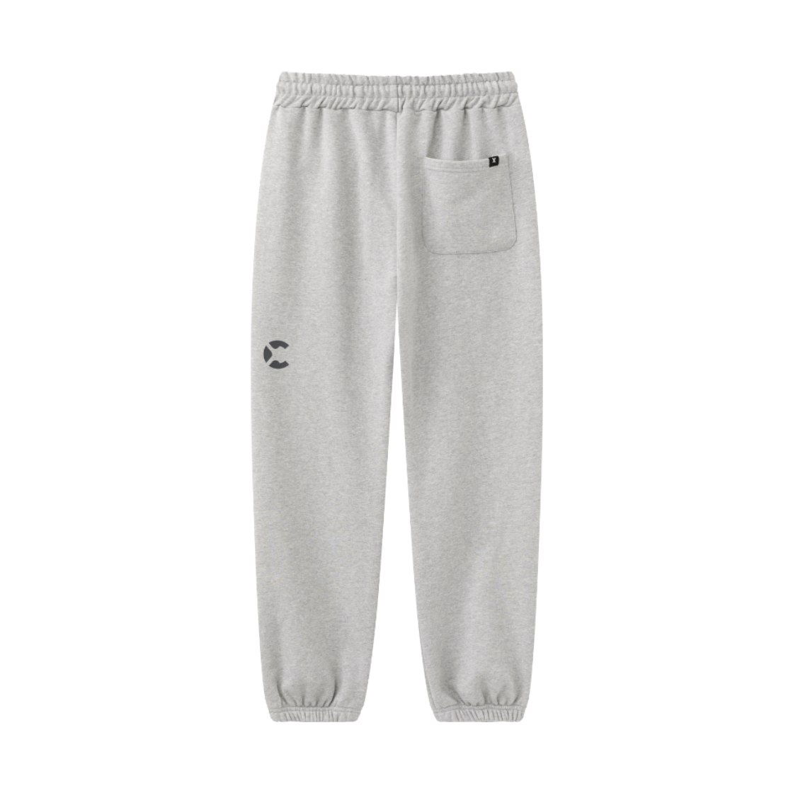 챕터엑스 오르빗 로고 스웻 조거팬츠 멜란지 그레이(Chapter.X Orbit Logo Sweat Joggers Grey) - 2