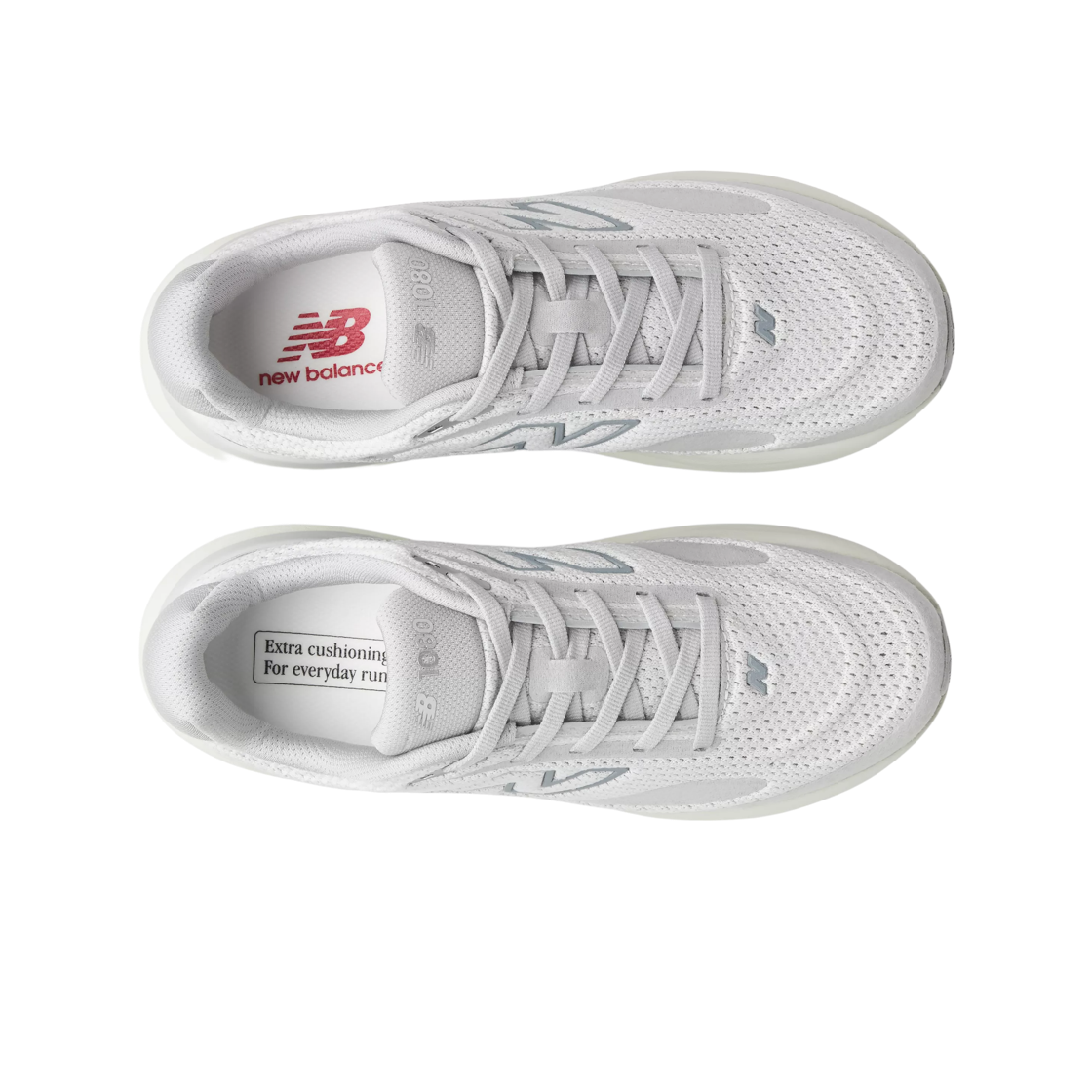 (W) 뉴발란스 1080v15 그레이 매터 실버 메탈릭 - D 와이드((W) New Balance 1080v15 Grey Matter Silver Metallic - D Wide) - 2
