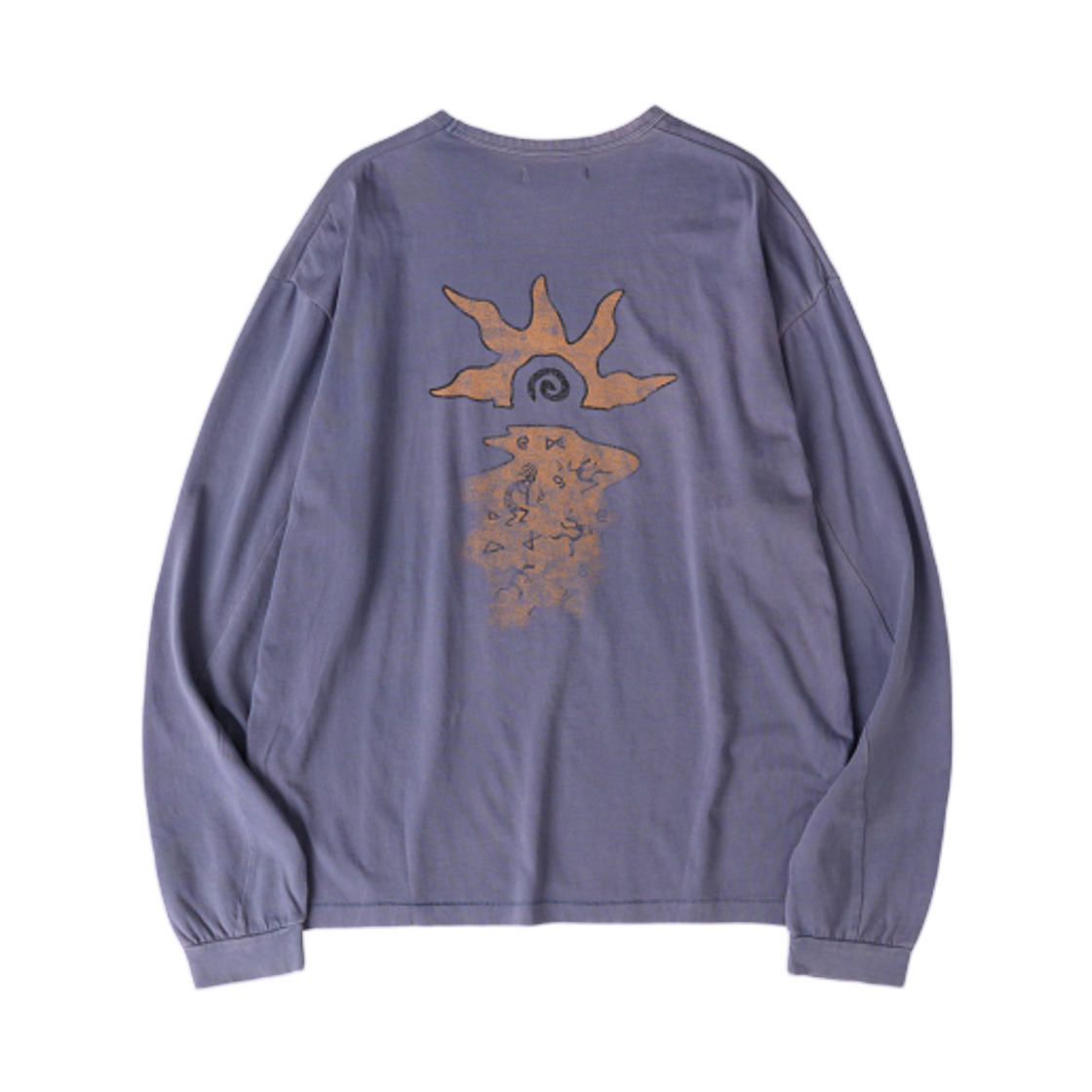 해칭룸 빈티지 코코펠리 티셔츠 블리치드 블루(Hatchingroom VTG Kokopelli T-Shirt Bleached Blue) - 2