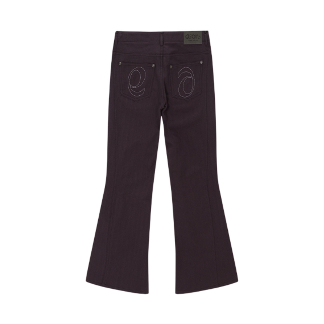 (W) 애즈온 티나 트윌 팬츠 퍼플((W) Ason Tina Twill Pants Purple) - 2