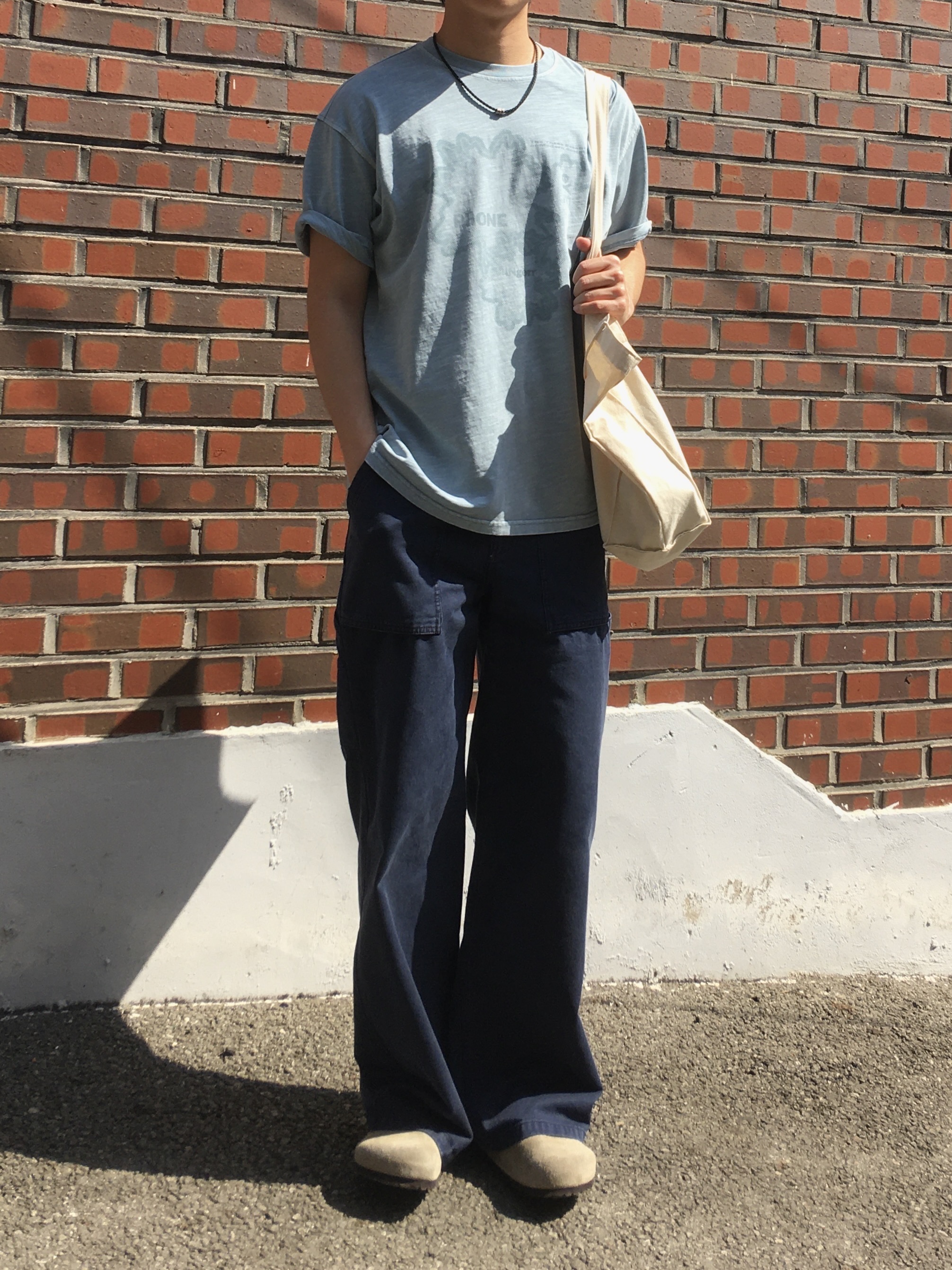 Birkenstock Boston Soft Footbed Taupe - Regular 착용 스타일 - 5