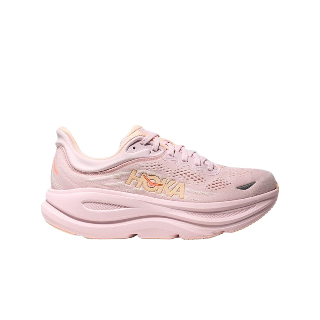 1162014-LRMT (W) Hoka Bondi 9 Lilac Cream Tangerine Glow - Wide