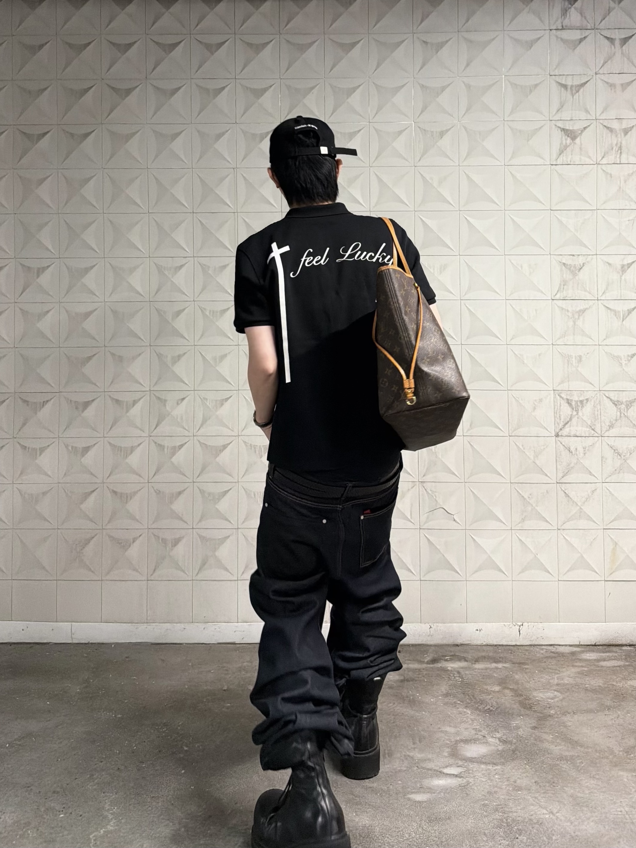 [KREAM 단독] Kamien x KOIN SEOUL K Logo Ball Cap Black, Kamien x KOIN SEOUL K Logo Ball Cap Black 착용 스타일 - 6