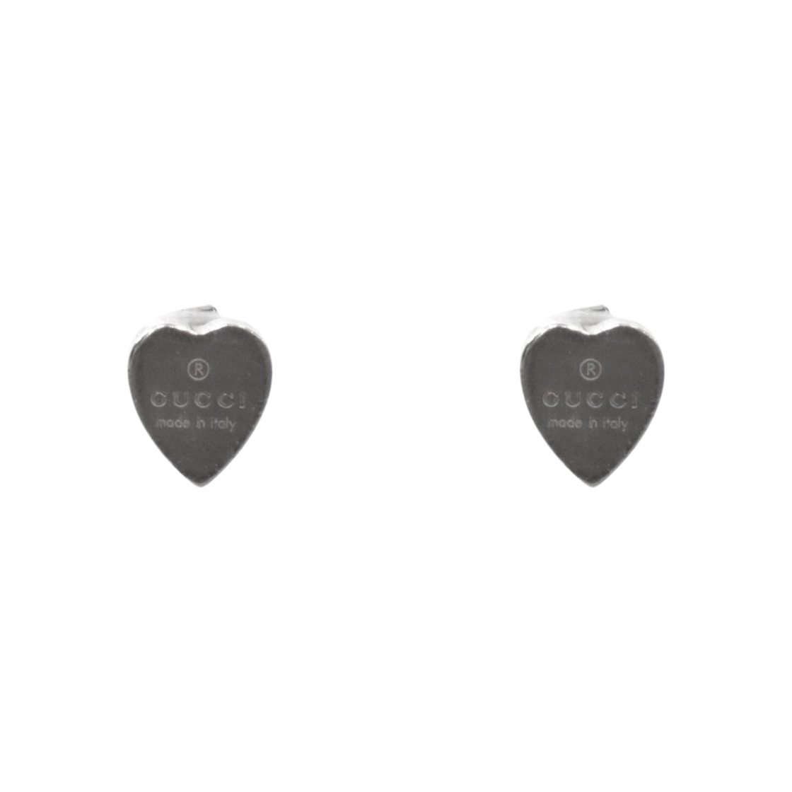 IT5OVAT4PG2V Gucci Heart Silver Earrings C-B56579