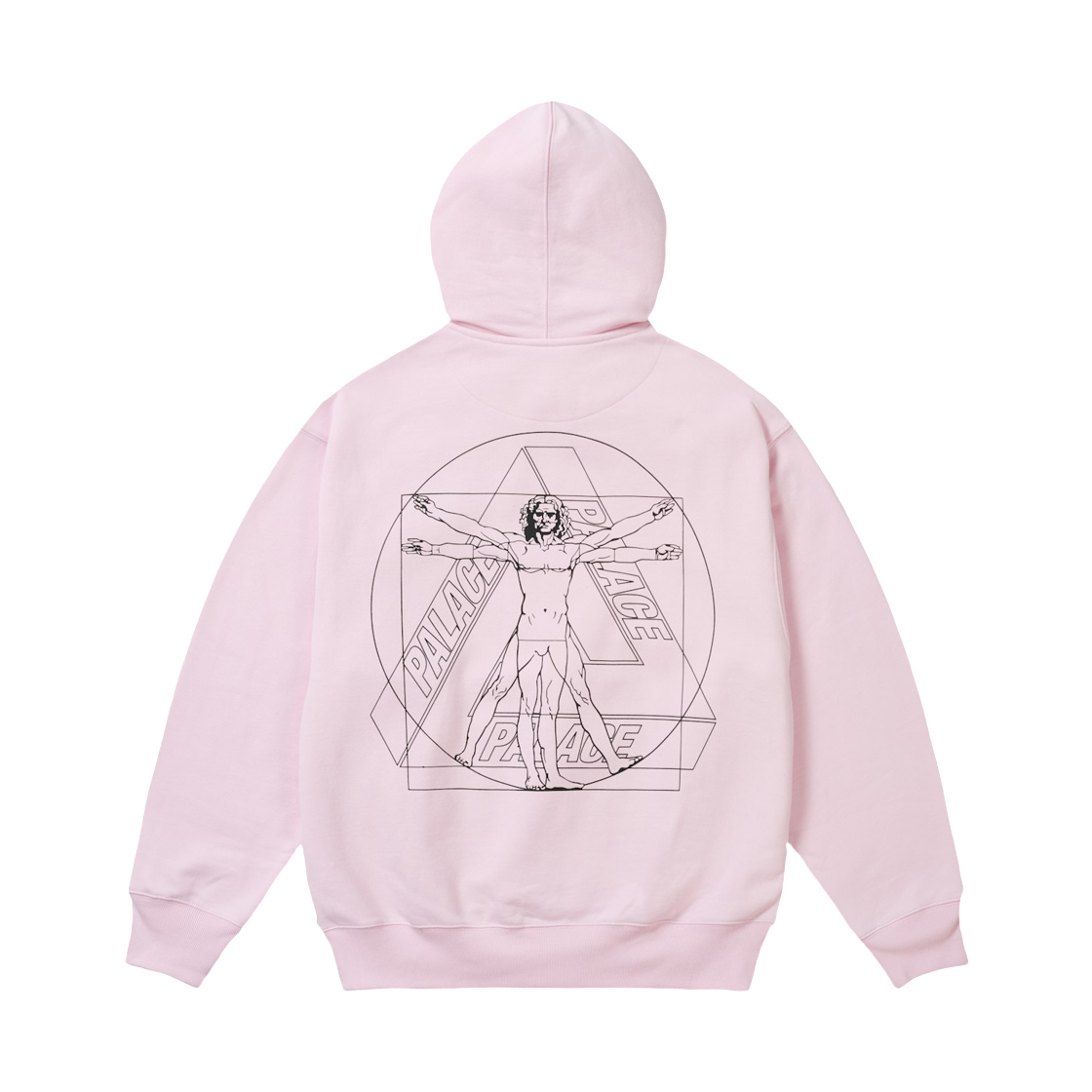 - Palace Paltruvian Tri Hood Sweet Pink - 26SS