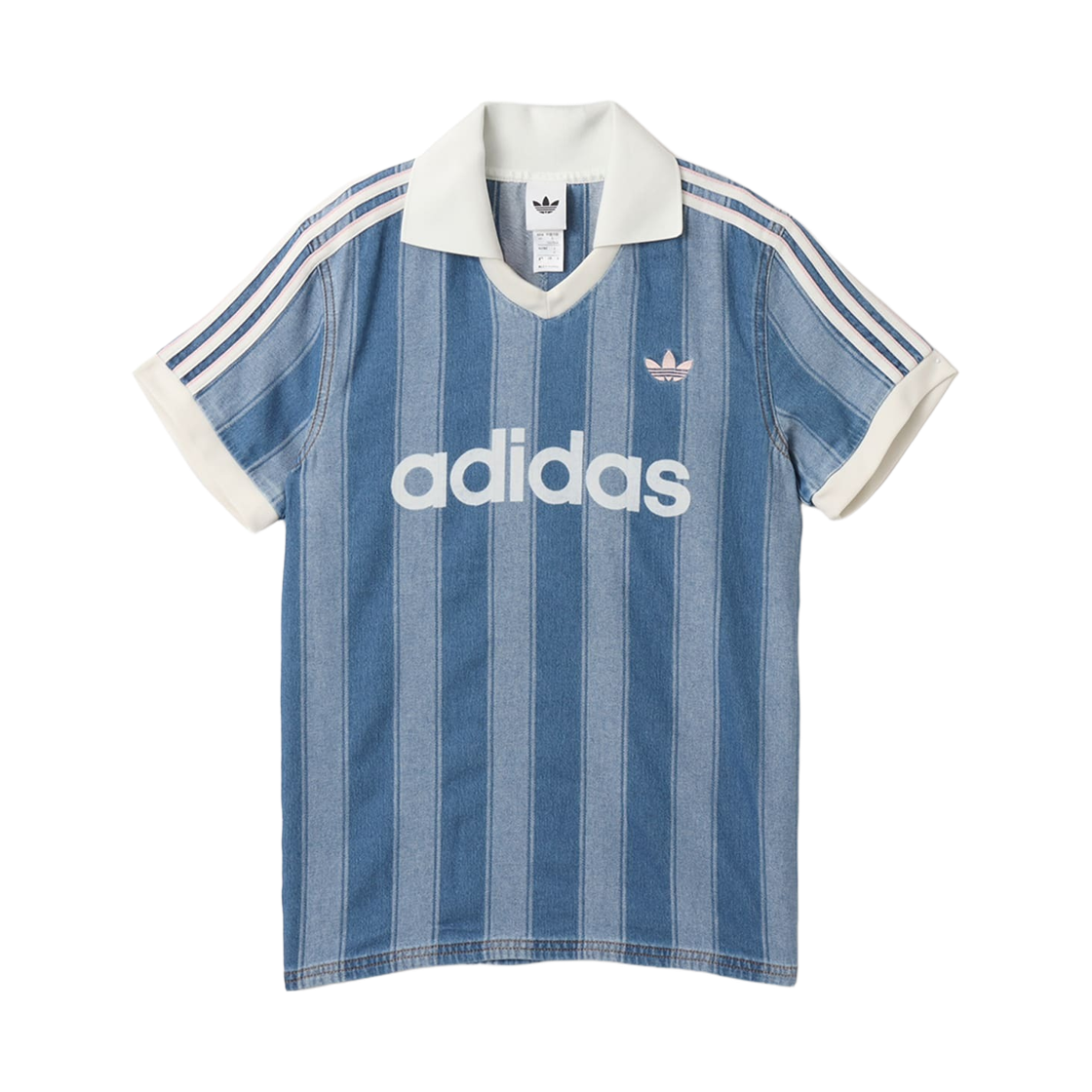 KD5448 (W) Adidas Originals Denim Football Jersey Indigo Denim - US Sizing