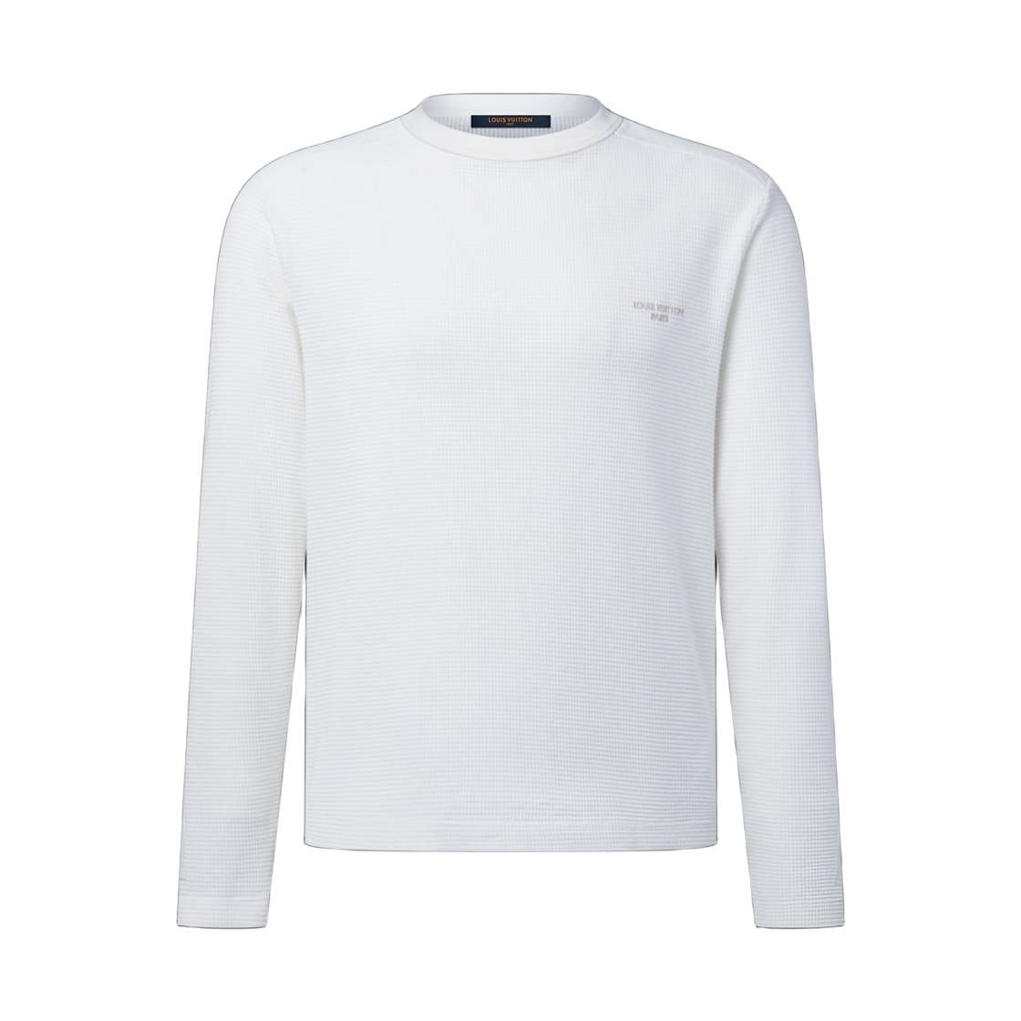 루이비통 와플 롱 슬리브드 아웃도어 티셔츠 밀키 화이트(Louis Vuitton Waffle Long Sleeved Outdoor T-Shirt Milky White)