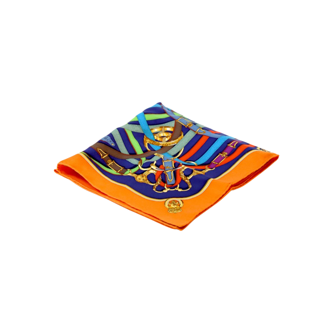 에르메스 오렌지 까레 실크 스카프 C-B55945(Hermes Orange Carre Silk Scarf C-B55945) - 1