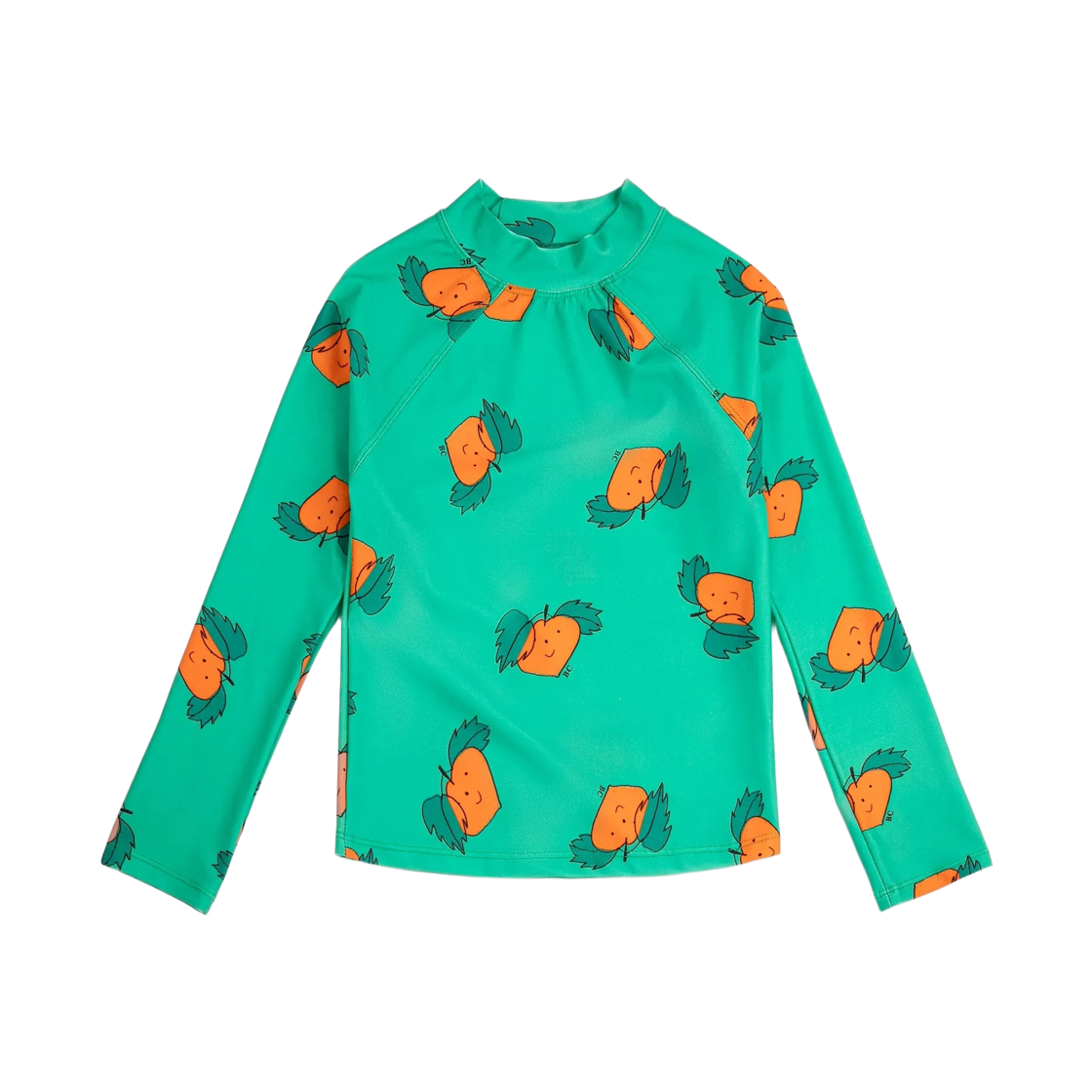 (키즈) 보보쇼즈 큐리어스 터닙 올 오버 스윔 티셔츠 그린((Kids) Bobo Choses Curious Turnip All Over Swim T‑Shirt Green) - 1