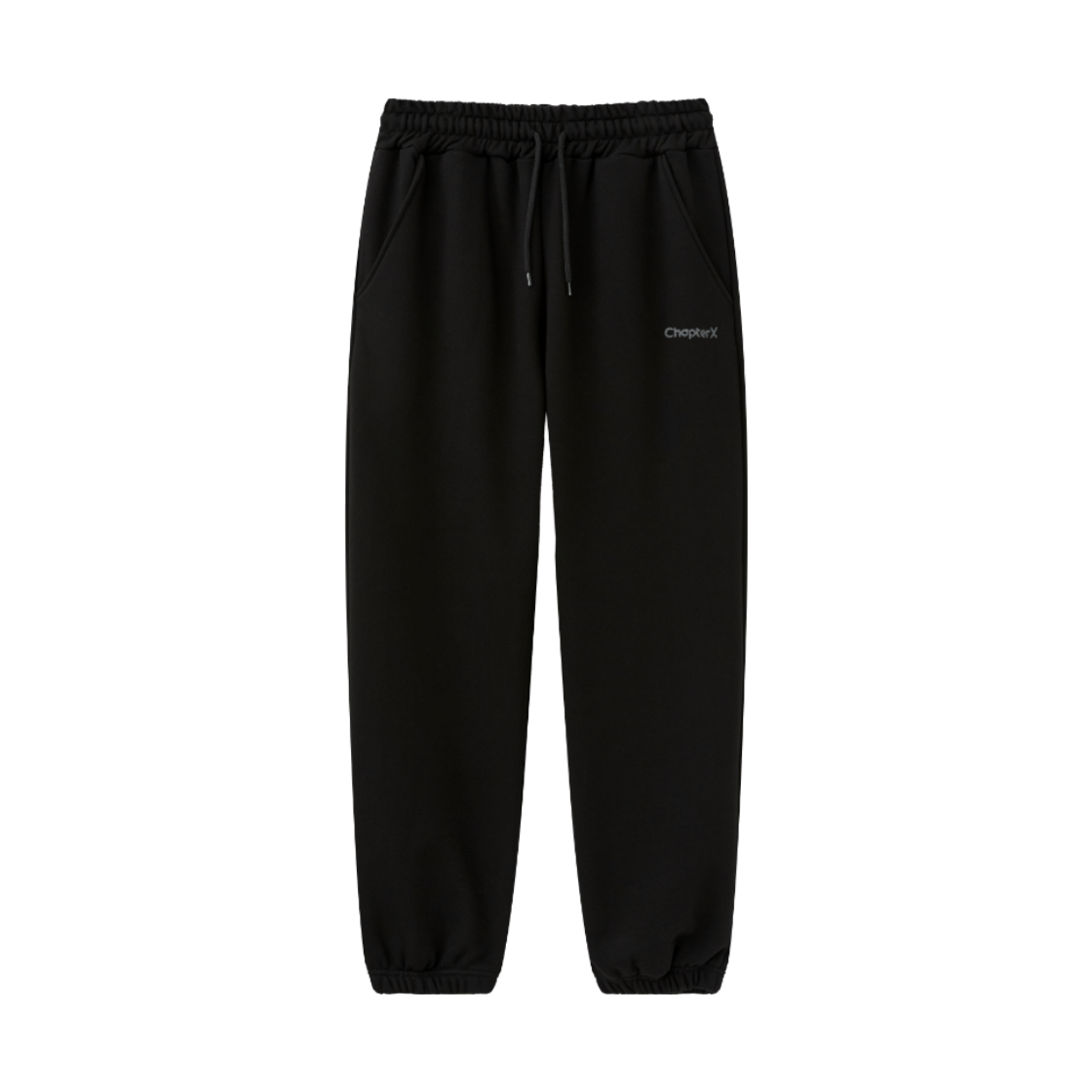 챕터엑스 오르빗 로고 스웻 조거팬츠 블랙(Chapter.X Orbit Logo Sweat Joggers Black)