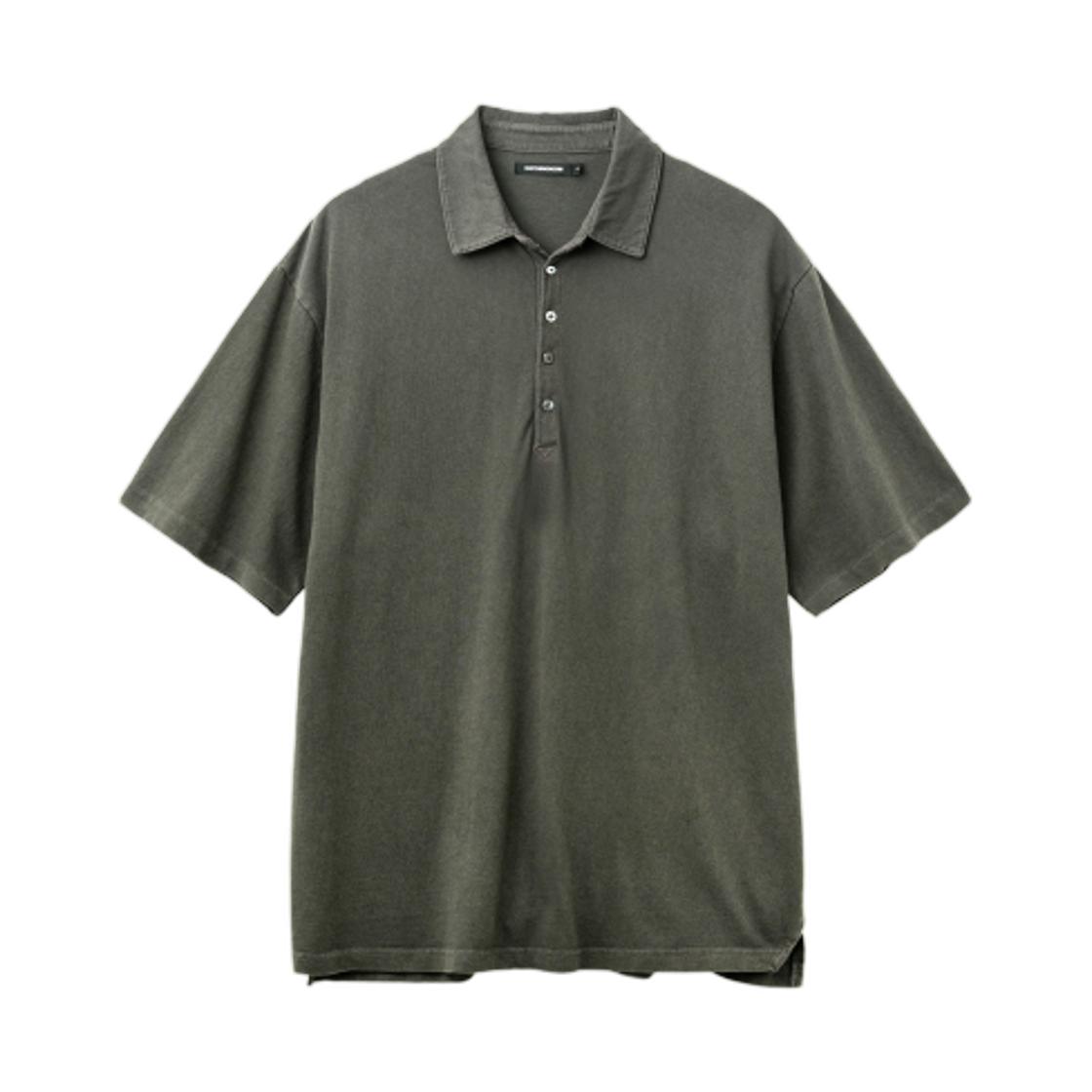 해칭룸 4B 폴로 티셔츠 블리치드 모스(Hatchingroom 4B Polo T-Shirt Bleached Moss)