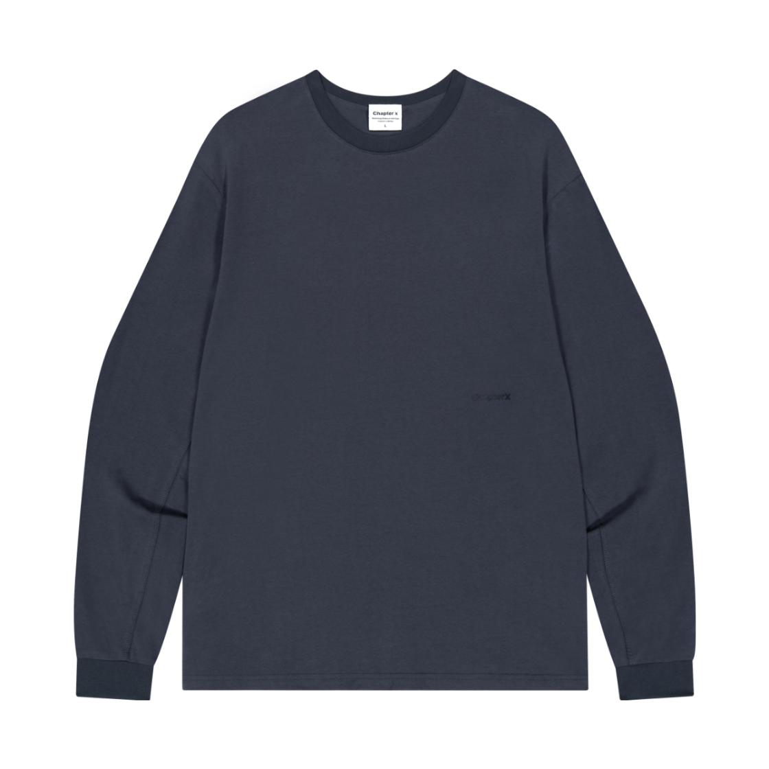 챕터엑스 러닝핏 언더암 에어홀 롱 슬리브 차콜(Chatper.X Running Fit Underarm Airhole Long Sleeve Charcoal) - 1