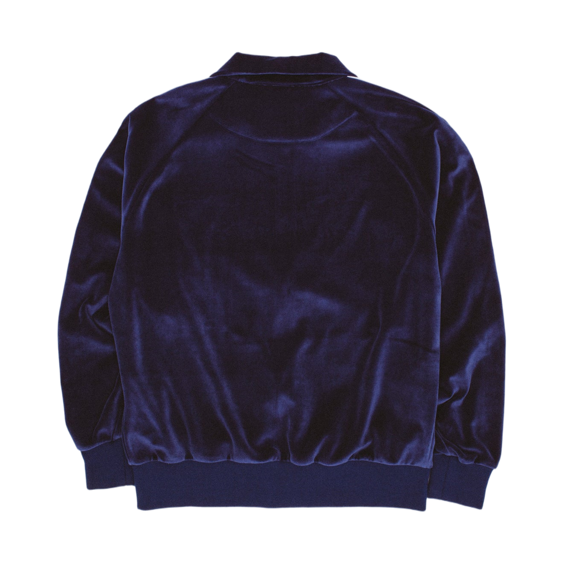 퍼킹 어썸 벨루어 아웃라인 로고 집 자켓 네이비(Fucking Awesome Velour Outline Logo Zip Jacket Navy) - 2