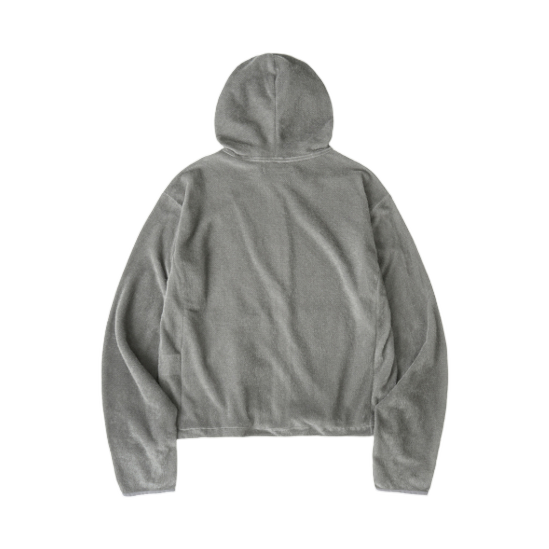 해칭룸 퍼지 메쉬 후드 라이트 그레이(Hatchingroom Fuzzy Mesh Hoodie Light Grey) - 2