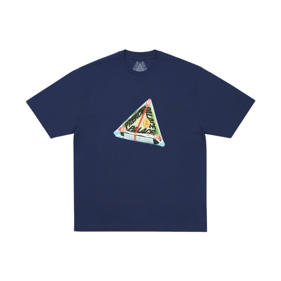 - Palace Tri-Onigiri T-Shirt Navy - 26SS