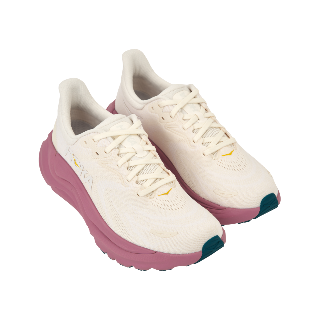 (W) 호카 아라히 8 앨러배스터 링곤베리 - 레귤러((W) Hoka Arahi 8 Alabaster Lingonberry - Regular) - 4