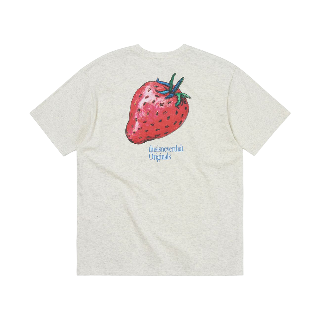 디스이즈네버댓 스트로베리 티셔츠 오트밀(Thisisneverthat Strawberry T-Shirt Oatmeal) - 2